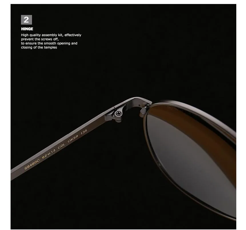Men's Polarized Police Sunglasses With Box