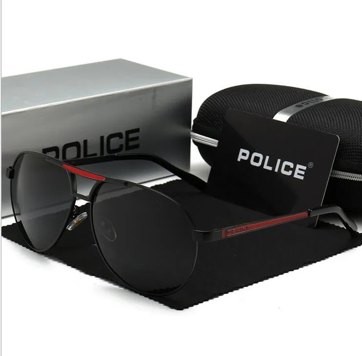Men's Polarized Police Sunglasses With Box