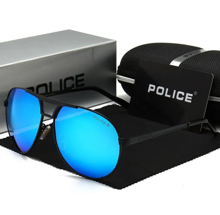 Men's Polarized Police Sunglasses With Box