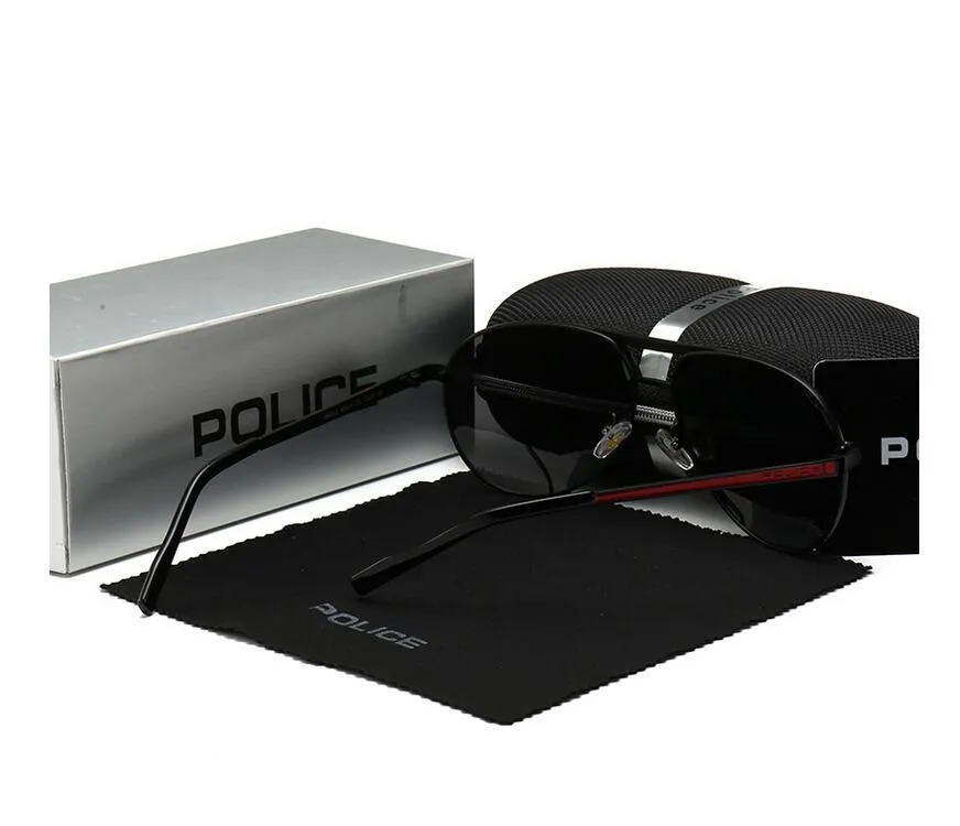 Men's Polarized Police Sunglasses With Box