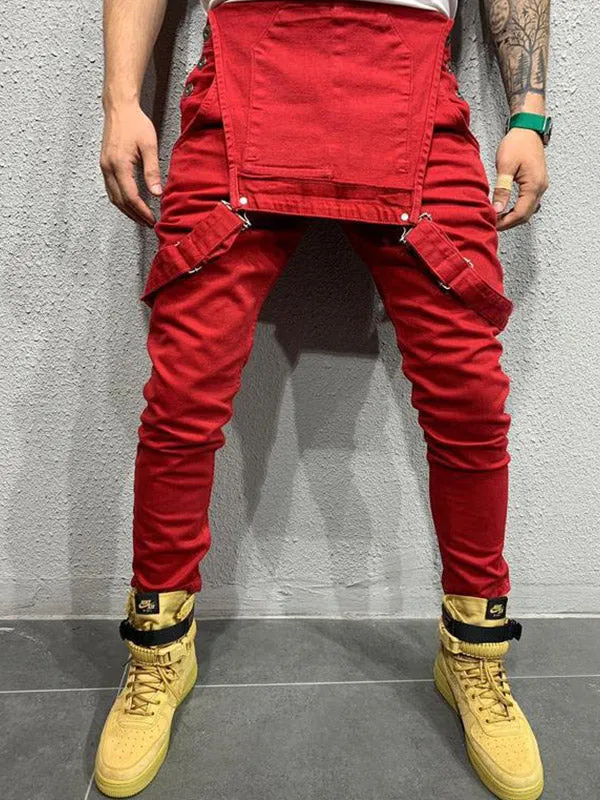 Men's Slim Overall Jeans