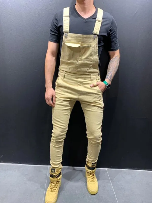 Men's Slim Overall Jeans