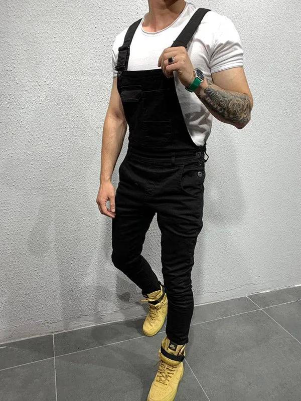 Men's Slim Overall Jeans