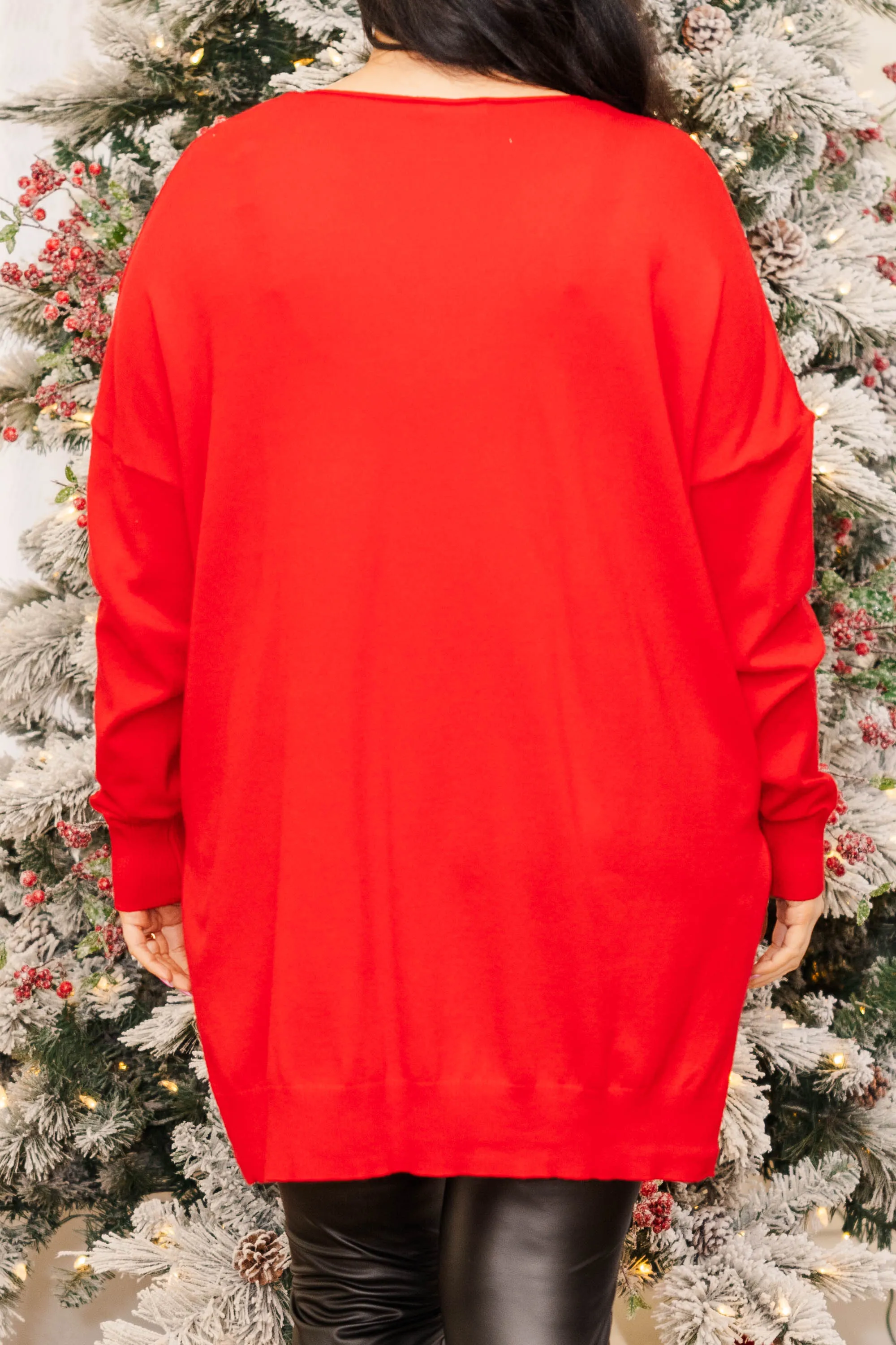 Miss Who I Was Sweater, Ruby