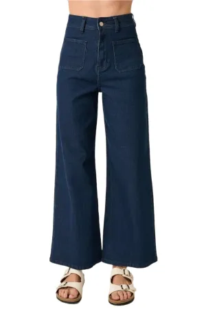 Mittoshop High Waist Wide Leg Jeans