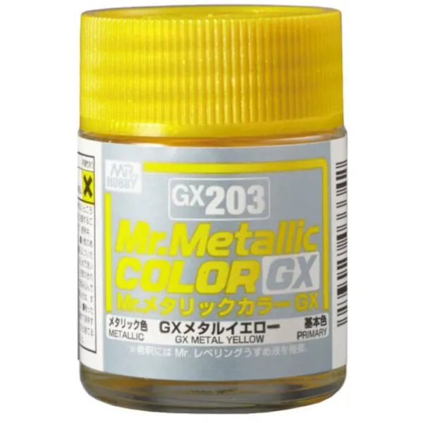 Mr Metallic Color GX203 Metal Yellow metallic 18ml
