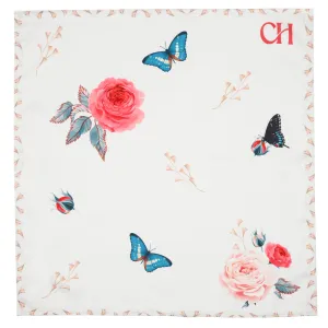 Nature Ballet Neck Scarf Cum Pocket Square in Premium Soft Satin