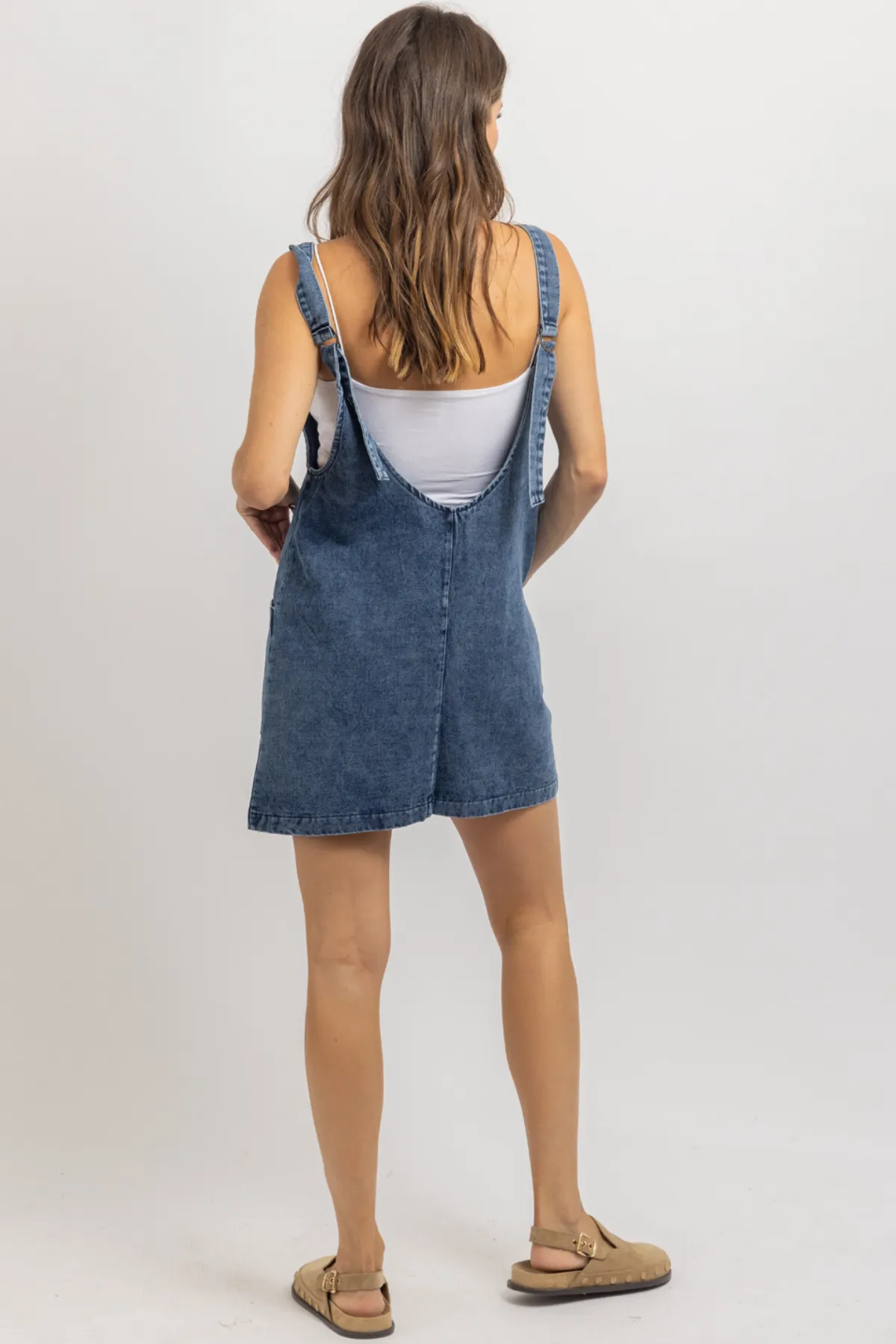 OLIVER DENIM OVERALL DRESS