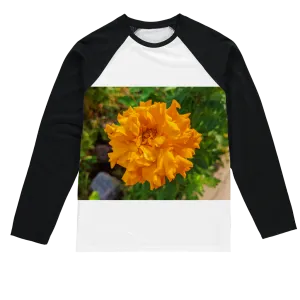 OrangeFlower Sublimation Baseball Long Sleeve T-Shirt