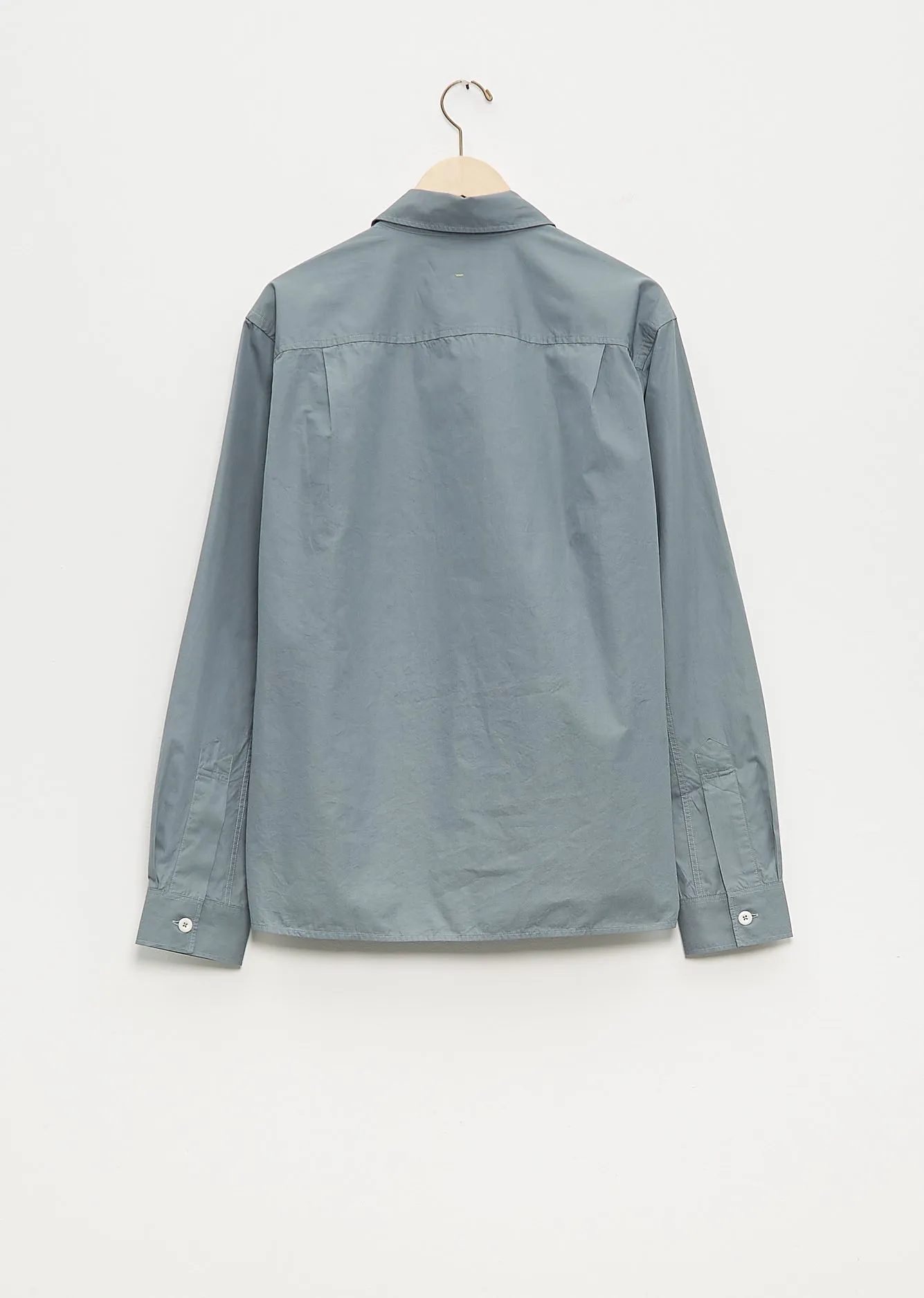 Overall Shirt Compact Cotton Poplin