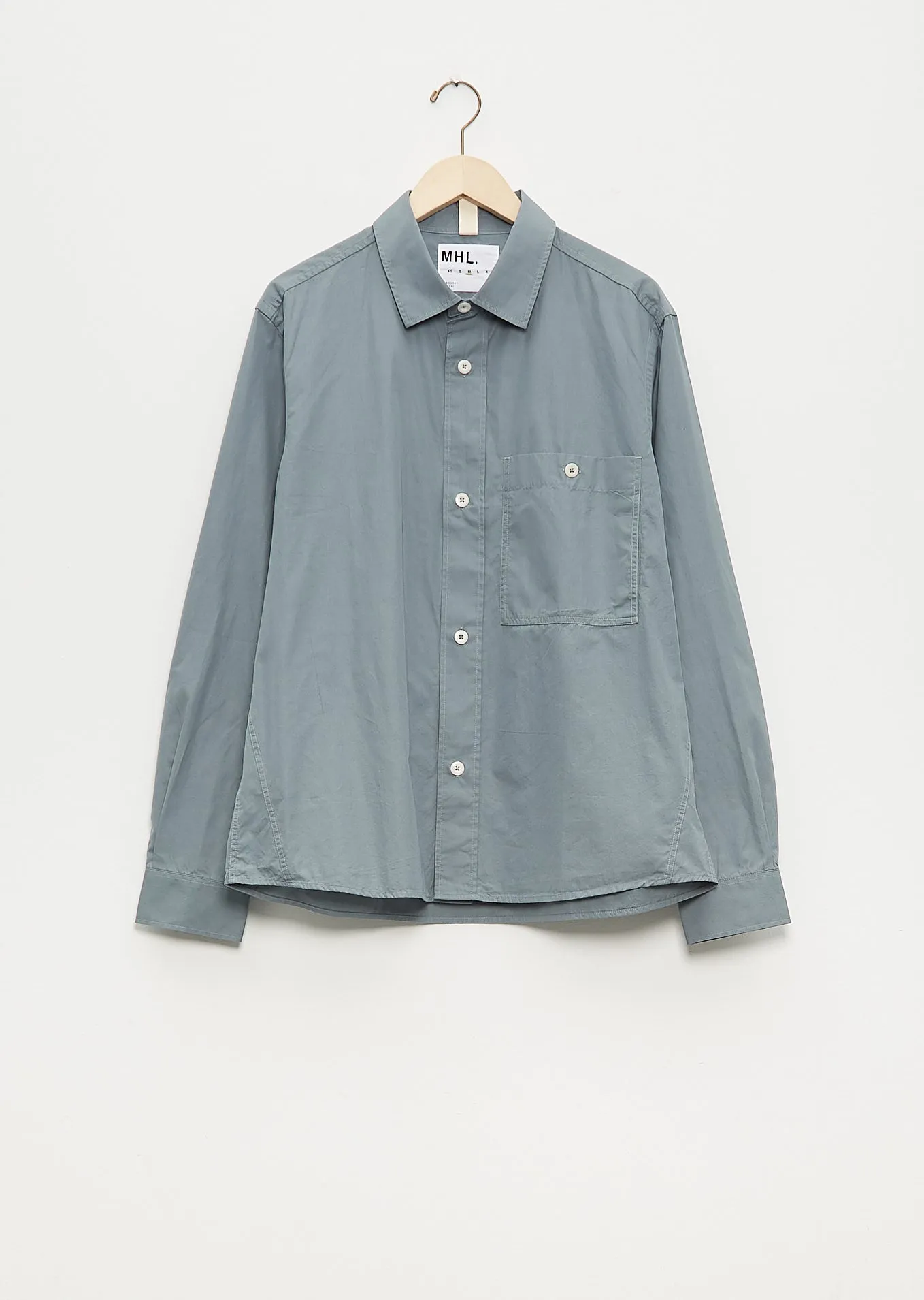 Overall Shirt Compact Cotton Poplin