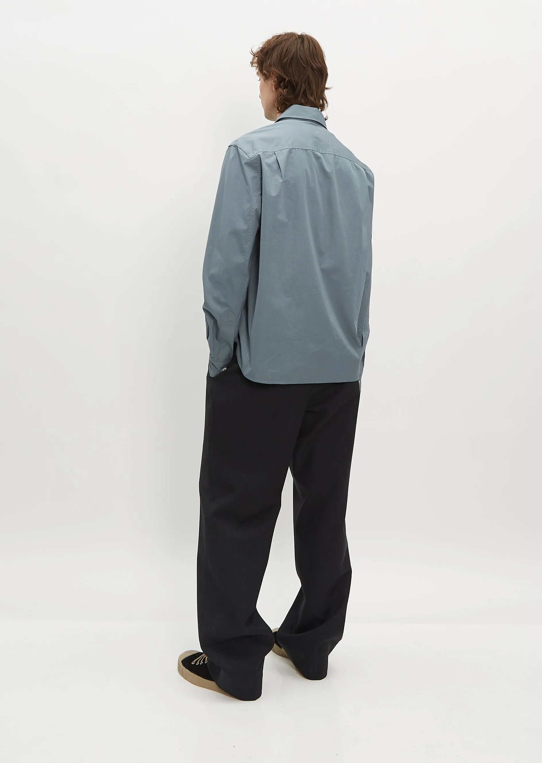 Overall Shirt Compact Cotton Poplin