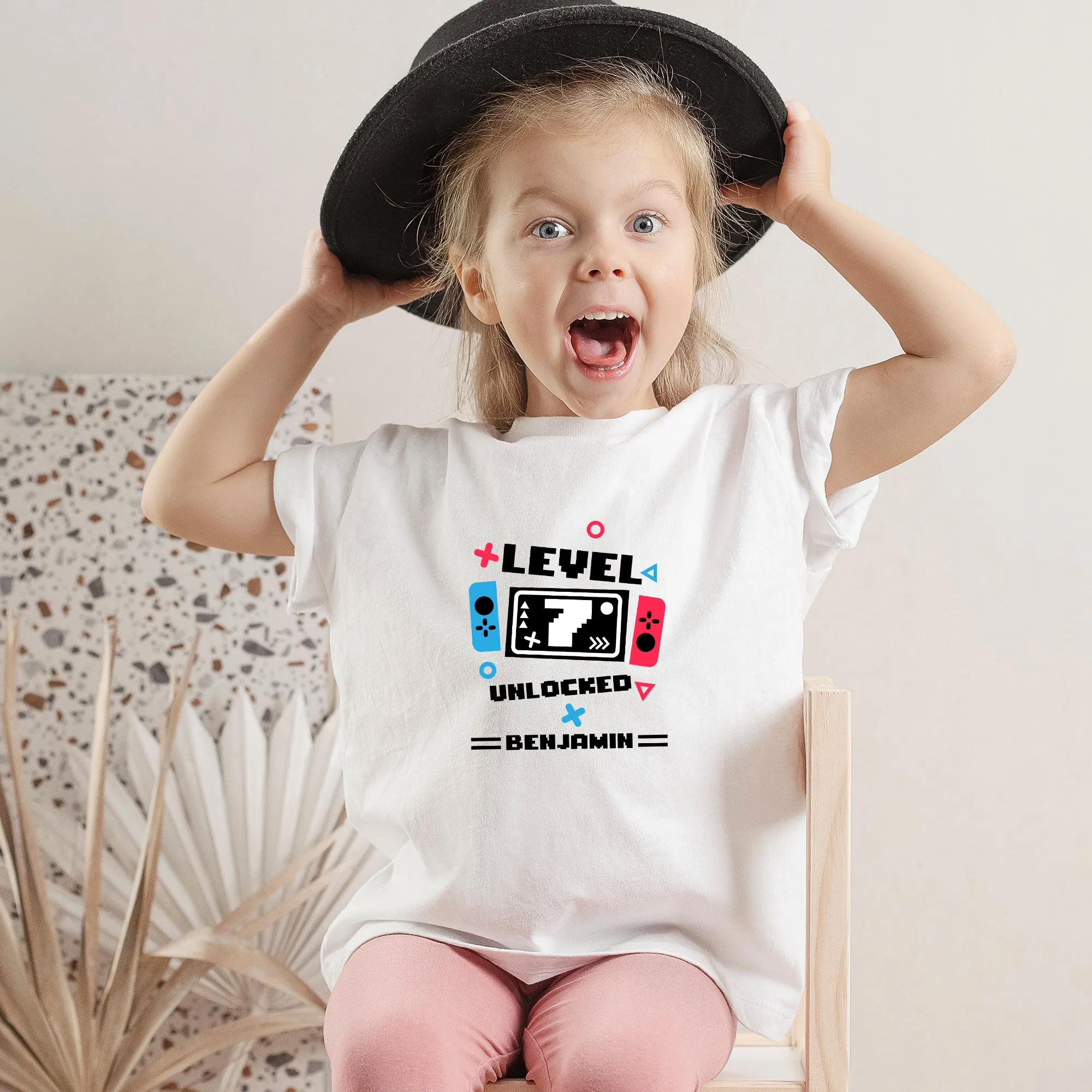 Personalized Level 9 Unlocked Birthday Youth T-shirt
