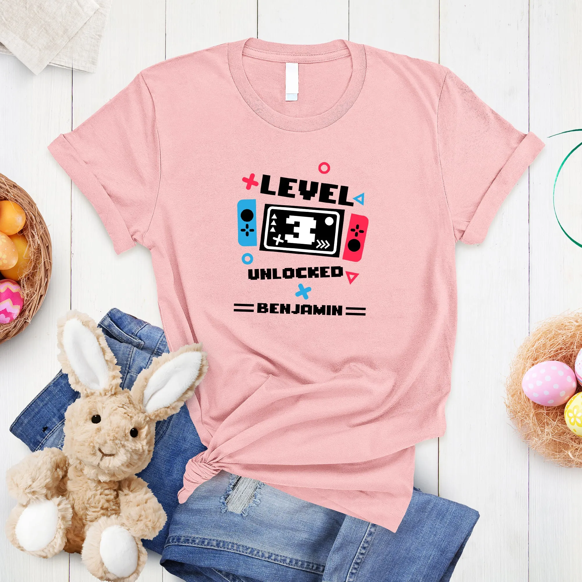 Personalized Level 9 Unlocked Birthday Youth T-shirt