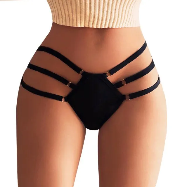 "Willa" High Waist G String Panties