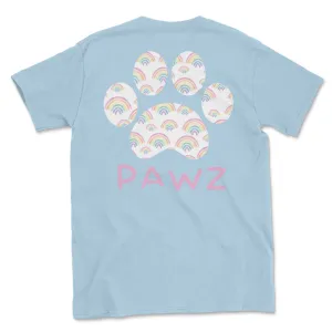 Rainbow Pawz (Adult Short Sleeve T-Shirt)