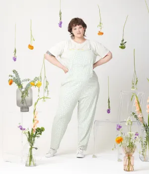 Rhythm Adjustable Overall - Mint Floral