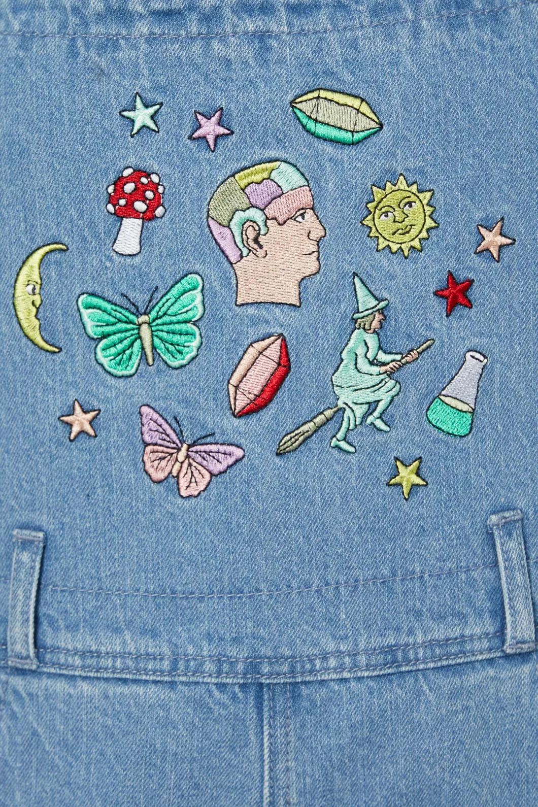 Scrapbook Denim Overall