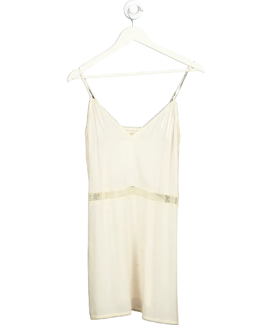 Spell & The Gypsy Cream Mini Slip Dress UK S