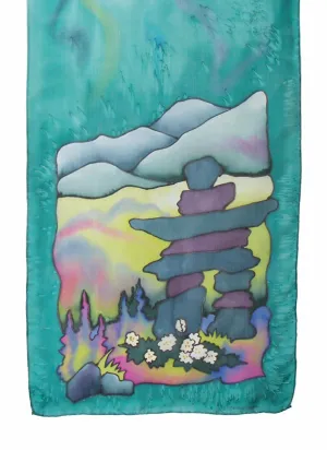 Summer Inuksuk Scarf | 11"x60"