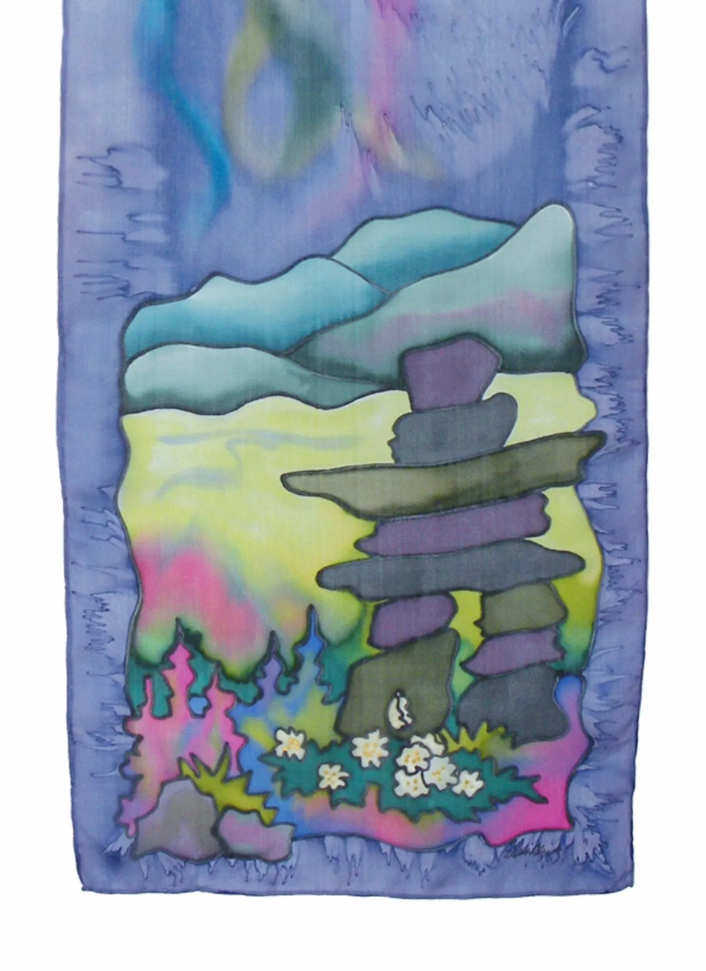 Summer Inuksuk Scarf | 11"x60"