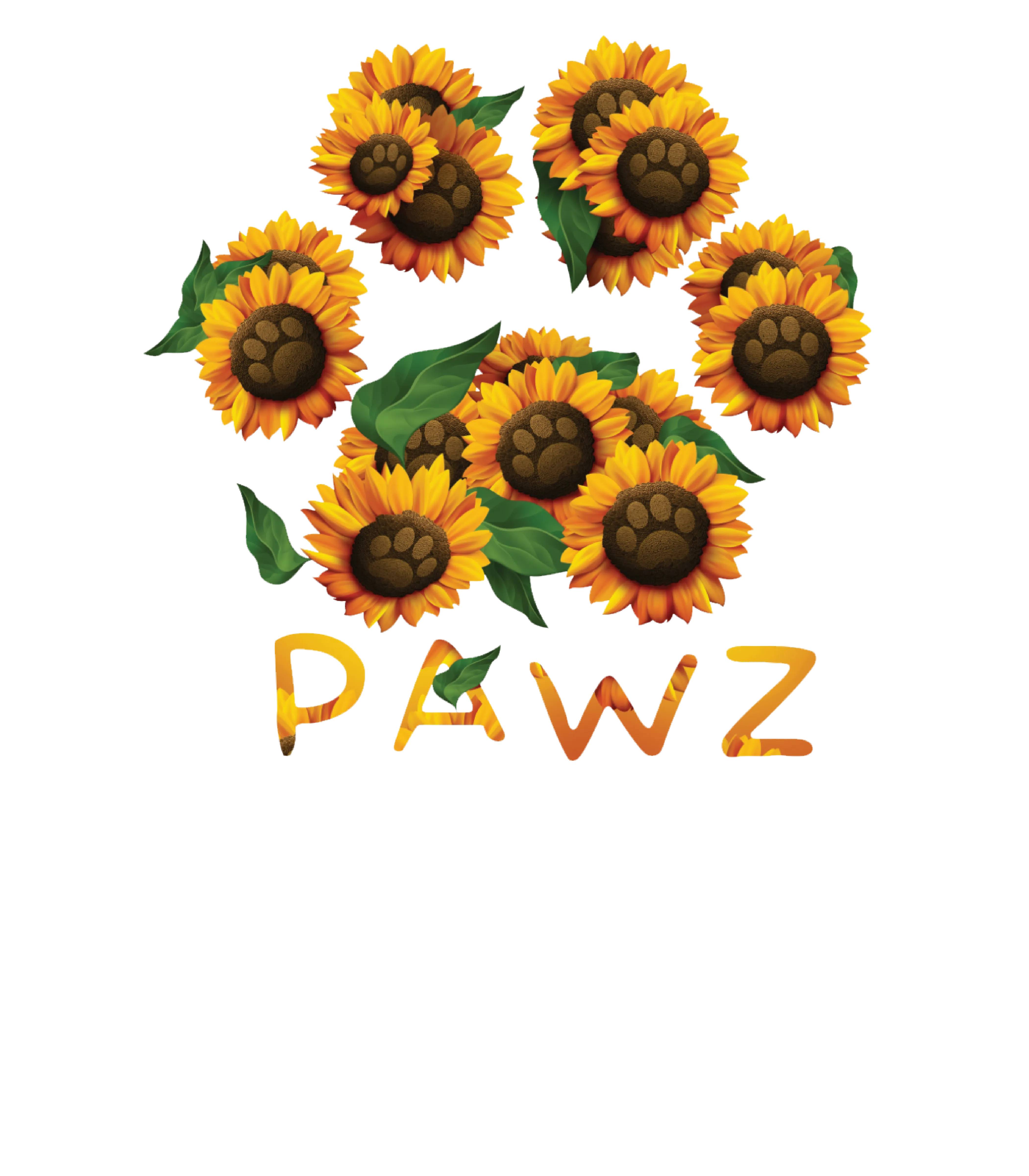 Sunflower Pattern (Adult Short Sleeve T-Shirt)