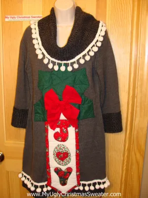 Ugly Christmas Sweater Party Tacky Dress JOY (d49)