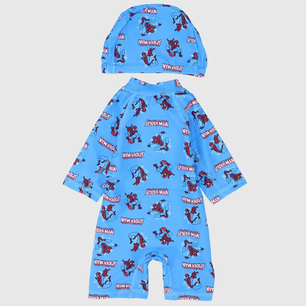 Ultimate Spiderman Overall Swimsuit