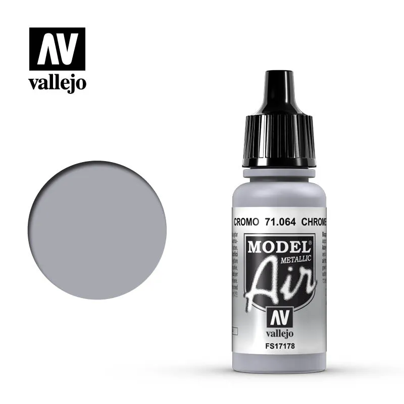 Vallejo Model Air: Chrome (Metallic)