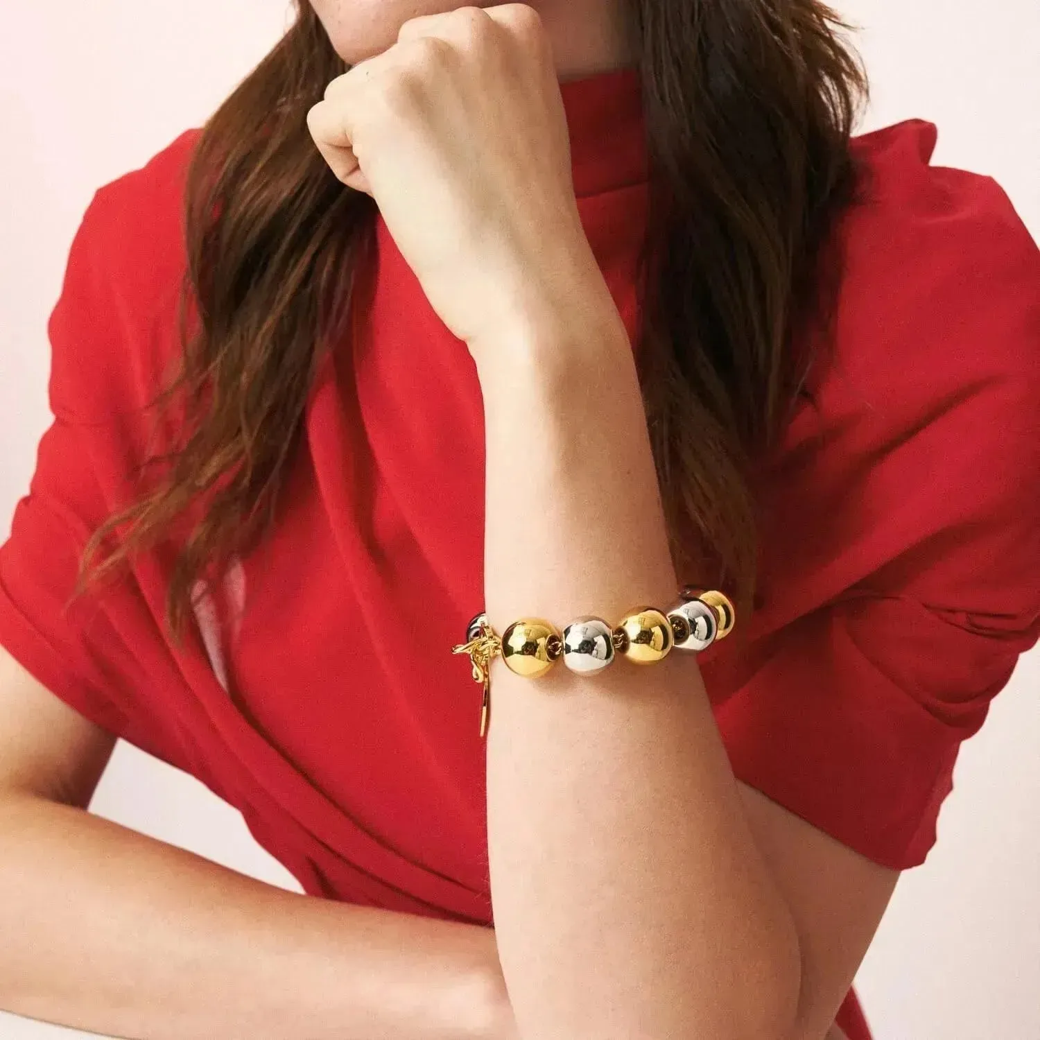 Vanessa Baroni Bead Bicolour Bracelet