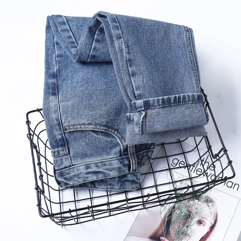 VenusFox High Waist Boyfriend Jeans  Plus Sizes