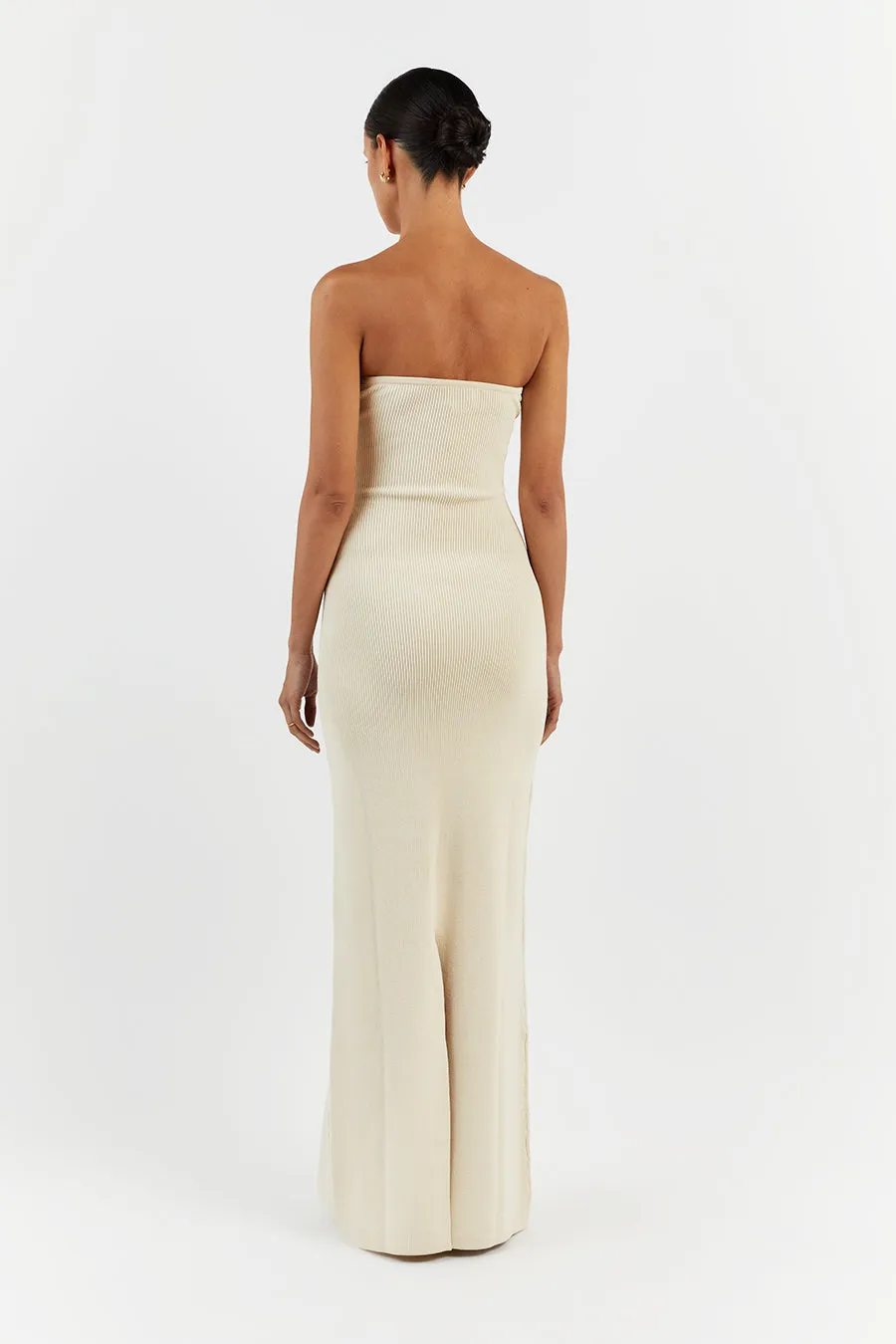 VERONICA BUTTER BANDEAU MAXI DRESS