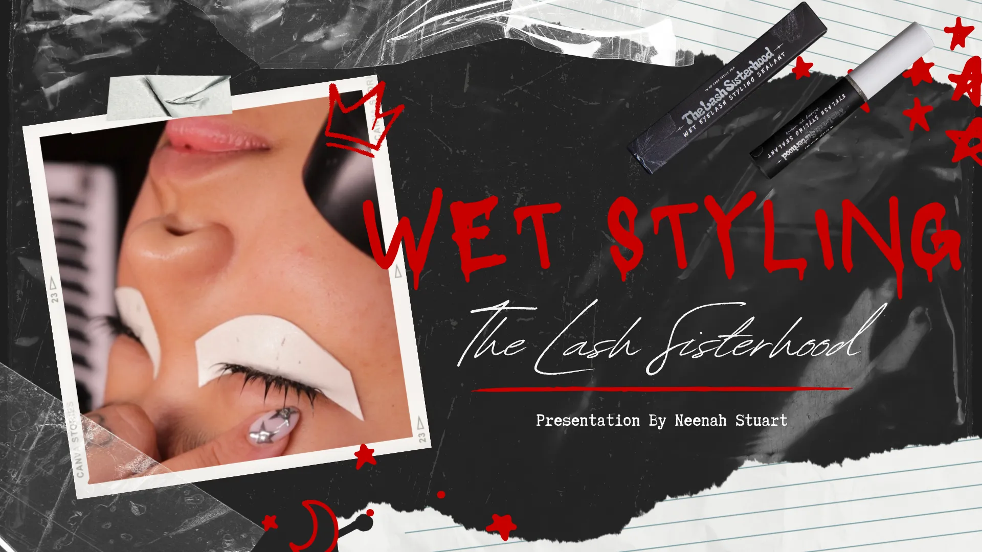 Wet Styling Sealant Training - Wispy Lash Styling