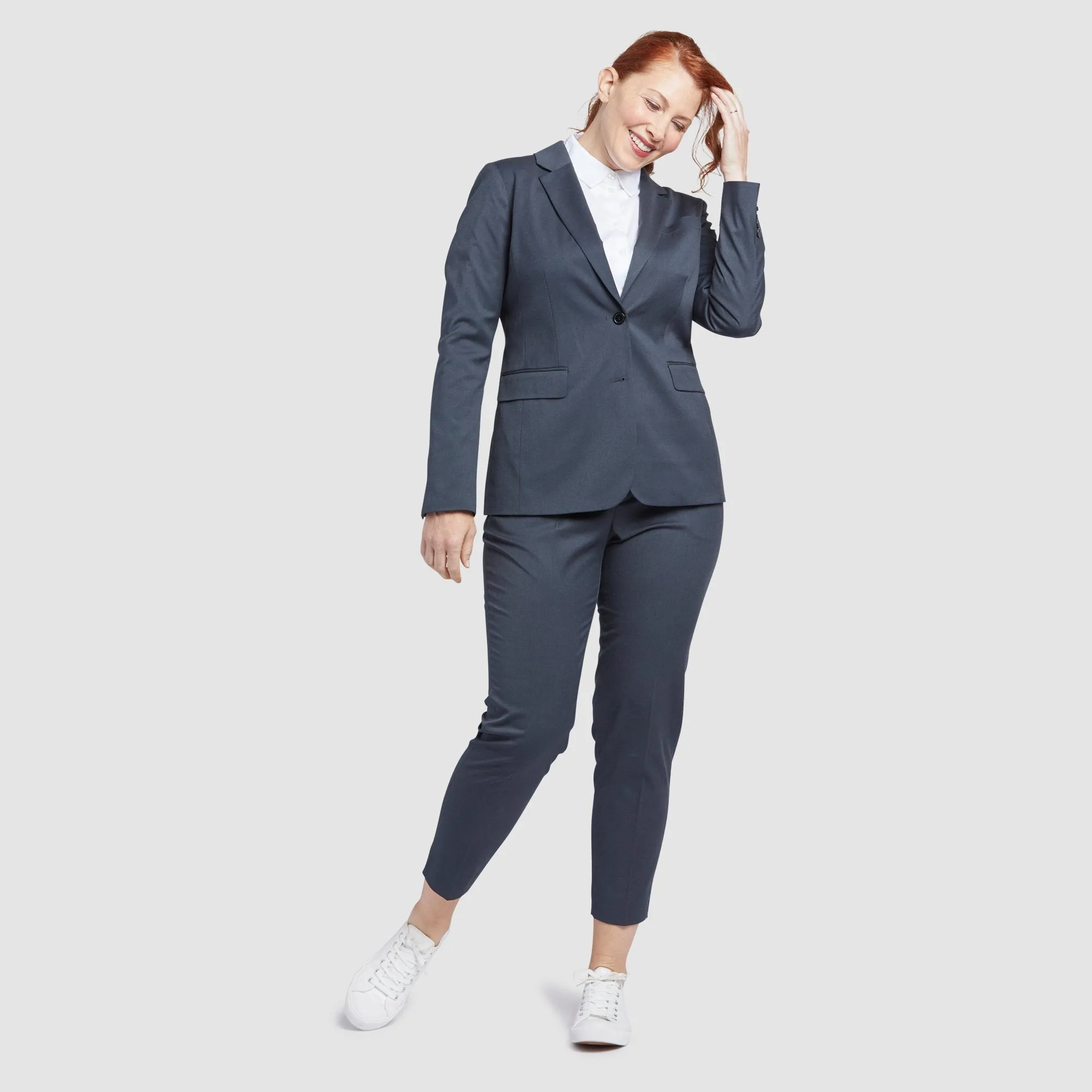 Women's Charcoal Gray Suit Jacket